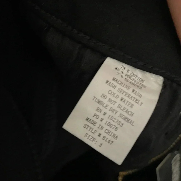 Black Distressed Jeans - Picture 3 of 7